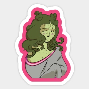 shy gorgon Sticker